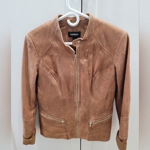 Ladies Danier Tan Leather jacket